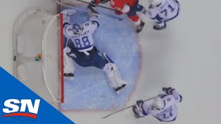 Florida Panthers Goal Waved Off In Game 1 Due To Goaltender Interference [upl. by Yekcim]