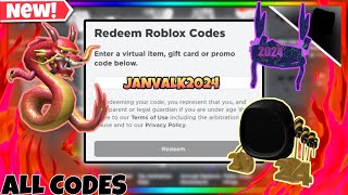 ALL WORKING ROBLOX PROMOCODES 2021  2024 [upl. by Charley]