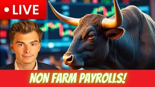 NONFARM PAYROLLS  Market Open With Short The Vix [upl. by Olivann254]