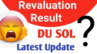 SOL DU Revaluation Result 2022 Latest update  Ameeninfo [upl. by Nyrhtakyram]