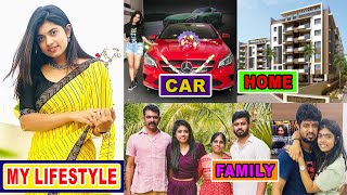 Inti Guttu Serial Fame Sampada Rithu Chowdary Luxury Lifestyle  Family InCome Net Worth Age [upl. by Netneuq]