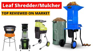 Best Leaf Shredder Review and Buying Guide Top 5 Mulchers on The Market✅✅✅ [upl. by Leahcimnaes]