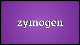 Zymogen Meaning [upl. by Knapp205]