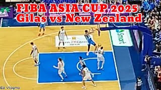 Gilas Full Highlights Gilas Pilipinas vs New Zealand Fiba Asia Cup 2025 [upl. by Jeunesse864]