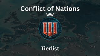 Conflict of nations WW3 Nations tierlist conflictofnations [upl. by Silva]