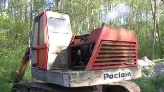 Poclain TC 45 startup excavator [upl. by Iek274]