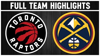 Toronto Raptors vs Denver Nuggets  October 28 2024 [upl. by Illona]