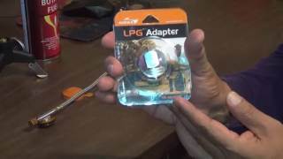 Preppers LPG Adapter to Butane Stove [upl. by Mathias691]