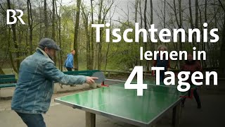 Tischtennis lernen Runde aufs Eckige  Spiel gegen Weltmeister  Sport  freizeit  Reportage  BR [upl. by Laurie487]