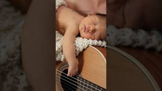 TAP to our little man to sleep 🫶🏼 babyomguitar newborn baby fatherhood parenting couples [upl. by Accebor]