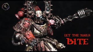 KHARN THE BETRAYER  Painting the BLOODIEST space marine in WARHAMMER [upl. by Nitsur]