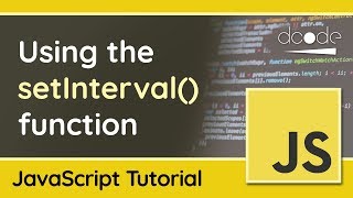 Using the setInterval function in JavaScript [upl. by Nylkcaj823]