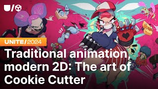 Traditional animation modern 2D The art of Cookie Cutter  Unite 2024 [upl. by Snashall226]