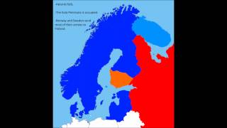 Alternate Wars Scandinavia vs Russia [upl. by Madelena]