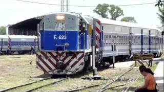 GE U12 F623 ex6755 partiendo de Tapiales 051211 [upl. by Aitram402]