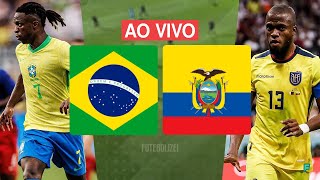 BRASIL 1X0 EQUADOR AO VIVO  ELIMINATÓRIAS DA AMÉRICA DO SUL [upl. by Nodnalb646]