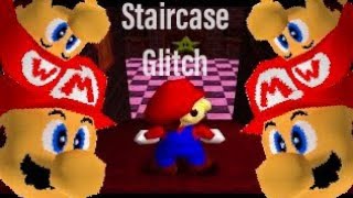 Super Mario 64 Staircase Glitch [upl. by Eitsym]