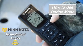 How To Use Dodge Mode  Minn Kota Advanced GPS Navigation  The Technological Angler [upl. by Melone]