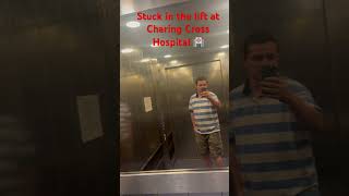 Stuck in the lift at Charing Cross Hospital 🏥 [upl. by Ayahs]