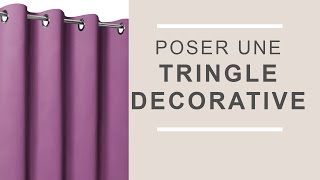 Comment accrocher une Tringle à rideaux Décorative [upl. by Rebecka188]