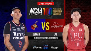 Letran vs LPU Men’s Basketball  NCAA Season 100 [upl. by Alyworth]