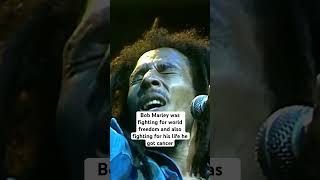 Bob Marley was fighting for worlds freedom amp also fighting for his life He got cancer bobmarley [upl. by Cad]