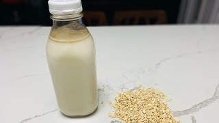 Easy Homemade Oat Milk [upl. by Jacky]