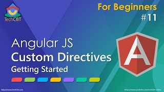 AngularJS Custom Directives  Getting Started [upl. by Corron849]