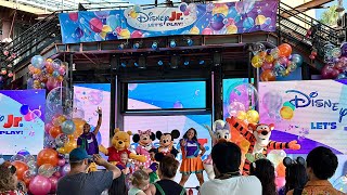 Disney Jr Let’s Play Party  D23 Day at Disneyland 2024 4K [upl. by Carlos]