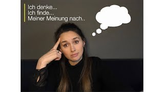 Redemittel Meinung äußern B1B2 Deutsch lernen Diskussion [upl. by Enilra257]