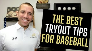 Top 10 Tryout Tips For Baseball [upl. by Immot381]