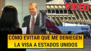 CÓMO responder CORRECTAMENTE la ENTREVISTA de VISA de turismo para ESTADOS UNIDOS [upl. by Aryahay]