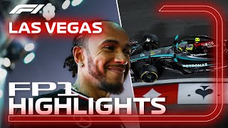 FP1 Highlights  2024 Las Vegas Grand Prix [upl. by Einatsed708]