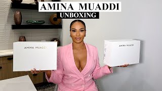 DOUBLE AMINA MUADDI UNBOXING BEGUM AND ROSIE REVIEW Sizing Quality Issues and Tryon [upl. by Marba]