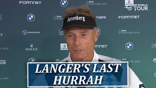 Bernhard Langer Emotional After Final Euro Tour Event In Germany [upl. by Rather]