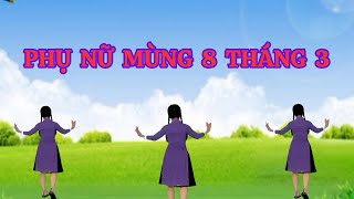 Múa Cùng Hướng 🌺 PHỤ NỮ MÙNG 8 THÁNG 3 hướng dẫn nhấp 👇Thanh Hằng [upl. by Eladnyl]