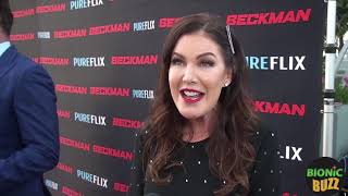 Actress Kira Reed Lorsch Interview at Beckman World Premiere [upl. by Hephzipa]