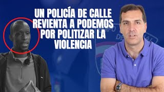 El policía da un zasca a los progres que le insultan en la Asamblea por hablar de bandas latinas [upl. by Heidie]