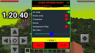 ✅New Mod Menu hack for Minecraft PE 12040📥📎Android 32bits [upl. by Beale427]