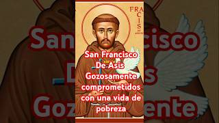 San Francisco de Asís Patrono de los animales y las aves youtubeshorts catholicsaint spanish [upl. by Anol]