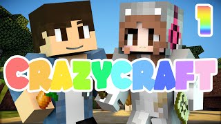 CRAZY BEGGINING  CRAZY CRAFT 30 EP1 w Azethine [upl. by Legyn544]