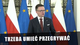 Hołownia ostro o Kaczyńskim To jest zachowanie dziecka które rzuca zabawki [upl. by Stultz]