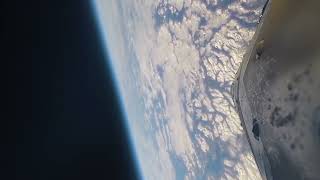 Launch of MAPHEUS 5 Sounding Rocket ❘ FHD 253km Earth Footage ❘ No Fish Eye Lens Effect ❘ 432Hz BGM [upl. by Pascasia488]