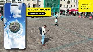 Mit 360GradRundgang und Stadtgutschein die Plauener Innenstadt erleben [upl. by Anaer531]