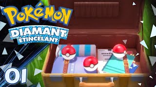 POKÉMON DIAMANT ÉTINCELANT 💎01  Ouisticram Tiplouf ou Tortipouss   Lets Play FR [upl. by Anayt]