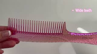 Allegro Combs 1004 Pisces texture PINK [upl. by Morita]