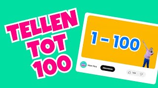 Tellen tot 100  Bewegend leren  Nederlands [upl. by Benildas]