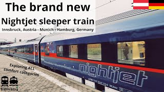 The brand new ÖBB Nightjet the future night train Innsbruck Austria  Hamburg Germany via Munich [upl. by Leisam334]