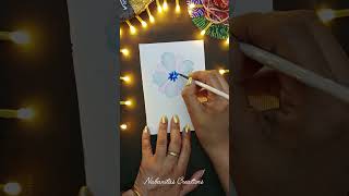 Water Color Flower Painting easy💠Step by step water Color Painting technique NabanitasCreations [upl. by Nitnert]