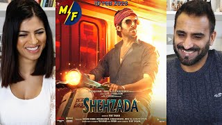 SHEHZADA Official Trailer  Kartik Aaryan Kriti Sanon Paresh Rawal  Rohit Dhawan  REACTION [upl. by Raphael]